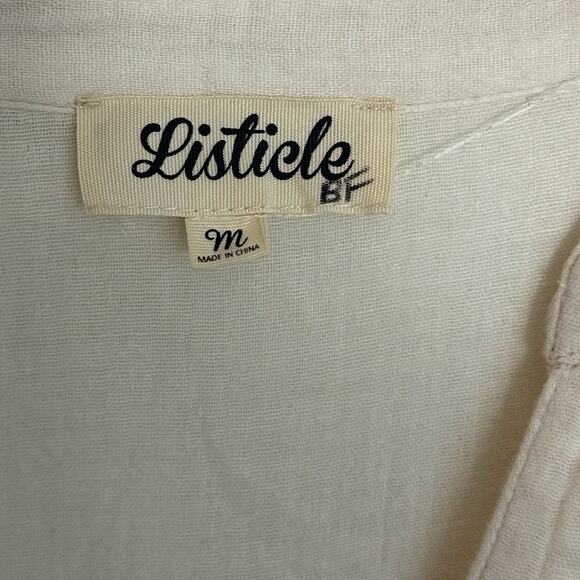 Listicle‎ Cream Tunic Dress - Picture 2 of 6